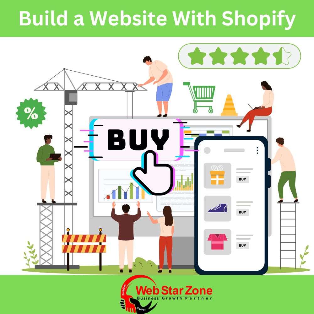 build a website with shopify